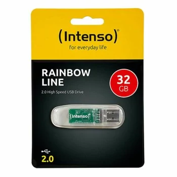 USB stick INTENSO 3502480 32 GB Black Transparent 32 GB...