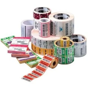 Printer Labels Zebra Select 2000D White Black Ø 25 mm (12...