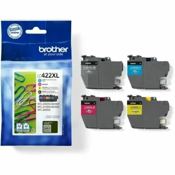 Original Ink Cartridge Brother LC422XLVAL Multicolour...