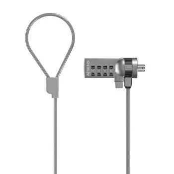 Security Cable Aisens ASLK-D40N01-SL Silver 1,5 m