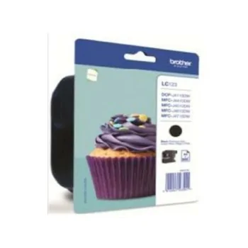 Compatible Ink Cartridge Brother LC123BKBP Black
