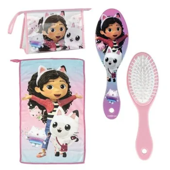 Toilet Bag with Accessories Gabby's Dollhouse Pink 23 x...