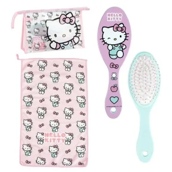 Toilet Bag with Accessories Hello Kitty Pink 23 x 15 x 8 cm