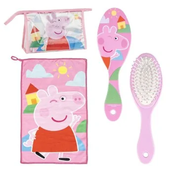 Toilet Bag with Accessories Peppa Pig Pink 23 x 15 x 8 cm