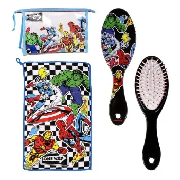 Toilet Bag with Accessories The Avengers Blue 23 x 15 x 8 cm