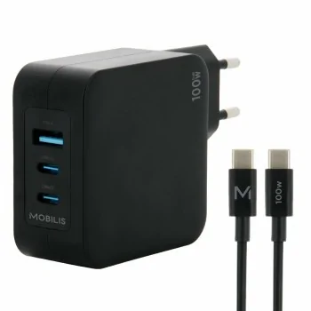 Portable charger Mobilis 001365 Black