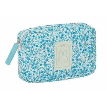 Travel Vanity Case Miffy Garden Turquoise 20 x 13 x 5,5 cm
