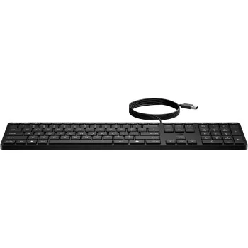 Keyboard and Mouse HP 9SR37UTABE Black