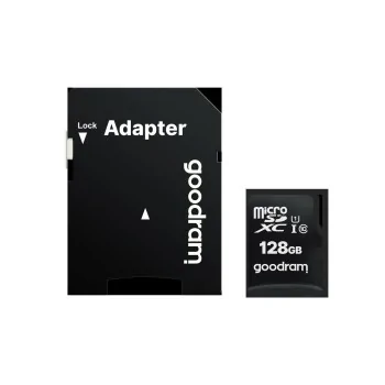 Micro SD Memory Card with Adaptor GoodRam UHS-I Class 10...