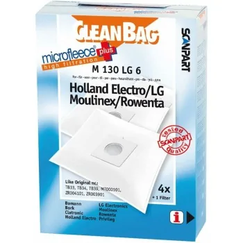Replacement Bag for Vacuum Cleaner Scanpart M 130 LG 6 LG...