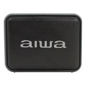 Portable Bluetooth Speakers Aiwa Black 6 W