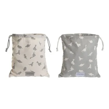 Child's Backpack Bag DKD Home Decor White Grey 24 x 2 x...