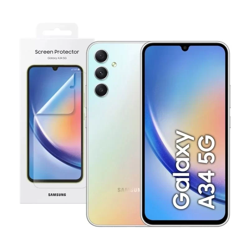 Smartphone Samsung Galaxy A34 Silver 128 GB 6,6" 5G 6 GB RAM