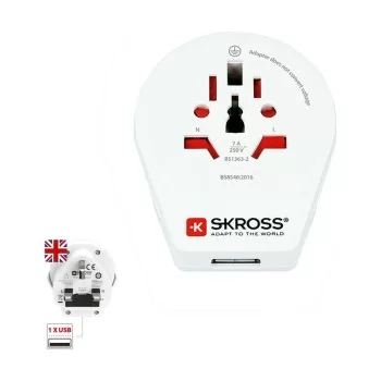 Current Adaptor Skross 1500267 United Kingdom...