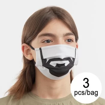 Hygienic Reusable Fabric Mask Beard Luanvi Size M Pack of...
