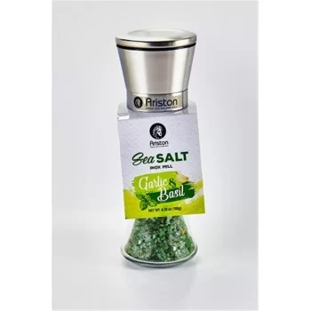 Ariston Sea Salt with Garlic and Basil 180gr.