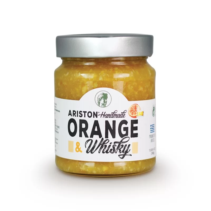 Ariston Orange & Whisky 400 gr Handmade Marmalade.