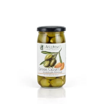 Ariston Green Olives Stuffed with Almonds 380 gr