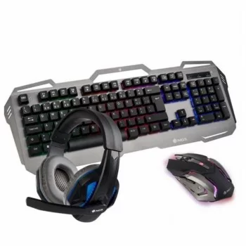Keyboard with Gaming Mouse NGS NGS-GAMING-0082 LED 2400...