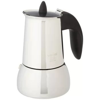 Italian Coffee Pot Valira ISABELLA 4T Black Steel...