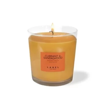 Scented Candle Label Redcurrant Sandalwood 220 g