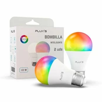 Smart Light bulb Flux's LED Wi-fi E27 10W Multicolour (2...