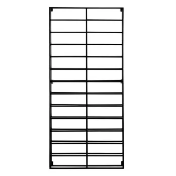 Bottle rack 71 x 12 x 160 cm Black Metal