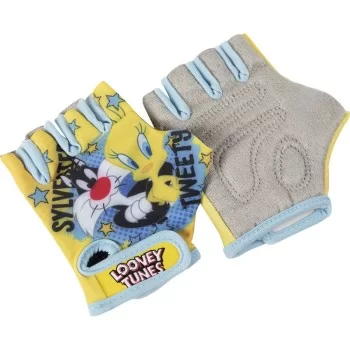 Cycling Gloves Looney Tunes CZ10958 Yellow Kids