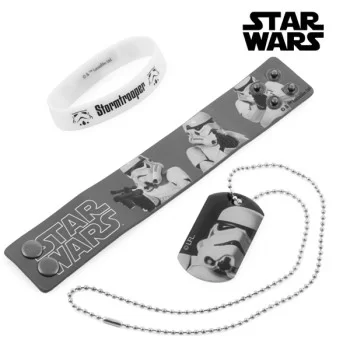 Stormtrooper Bracelets and Necklace (Star Wars)