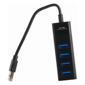 4-Port USB Hub 3.0 ELBE HUB-401 Black