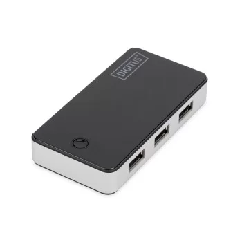 USB Hub Digitus by Assmann DA-70231 Black/Grey