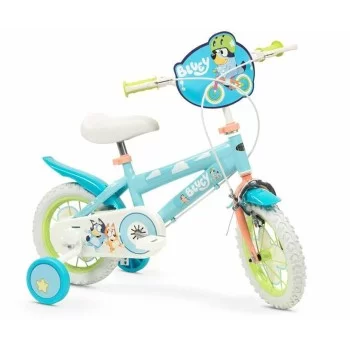Children's Bike Bluey 12" Blue Green