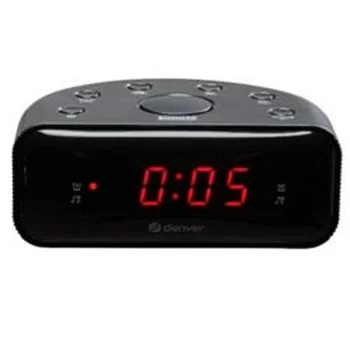 Analogue Alarm Clock Denver Electronics CR-430 Black