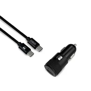 Universal USB Car Charger + USB C Cable Subblim Cargador...