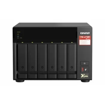 NAS Network Storage Qnap TS-673A Black AM4 Socket: AMD...