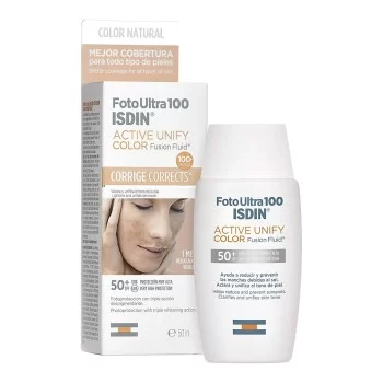 Sun Protection with Colour Isdin Foto Ultra Active Unify...