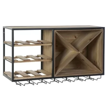 Bottle rack DKD Home Decor 80 x 24 x 44 cm Fir Natural...