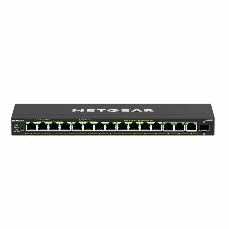 Switch Netgear GS316EP-100PES 28 Gbps