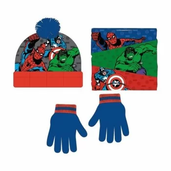 Hat, Gloves and Neck Warmer The Avengers 3 Pieces