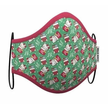 Hygienic Reusable Fabric Mask Hello Kitty Christmas 2...