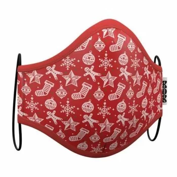 Hygienic Reusable Fabric Mask My Other Me Christmas Red