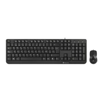Keyboard and Optical Mouse NGS NGS-KEYBOARD-0271 Black...