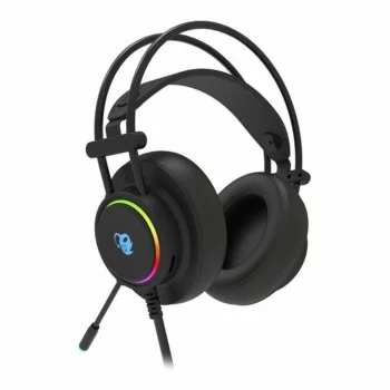 Headphones with Microphone CoolBox DG-AUR-01 Black
