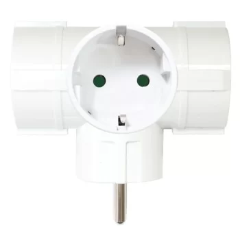 Plug Adapter Silver Electronics 9153 3500W 220 V