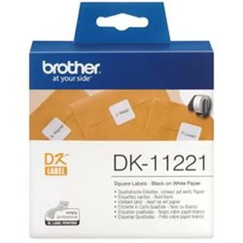Printer Labels Brother DK11221 White Black/White