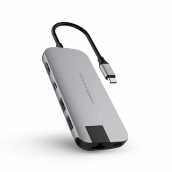 USB Hub Hyper HD247B-Grey Black Grey Black/Grey