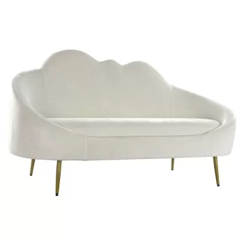Sofa DKD Home Decor White Metal Clouds Scandi 155 x 75 x...