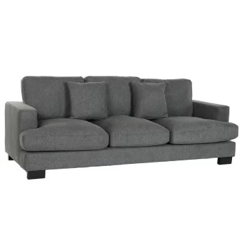 Sofa DKD Home Decor Grey Wood 220 x 86 x 84 cm