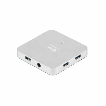 USB Hub i-Tec U3HUBMETAL4 Silver Grey