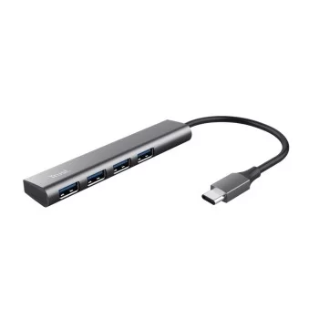 USB Hub Trust 24948 HALYX 4C Grey